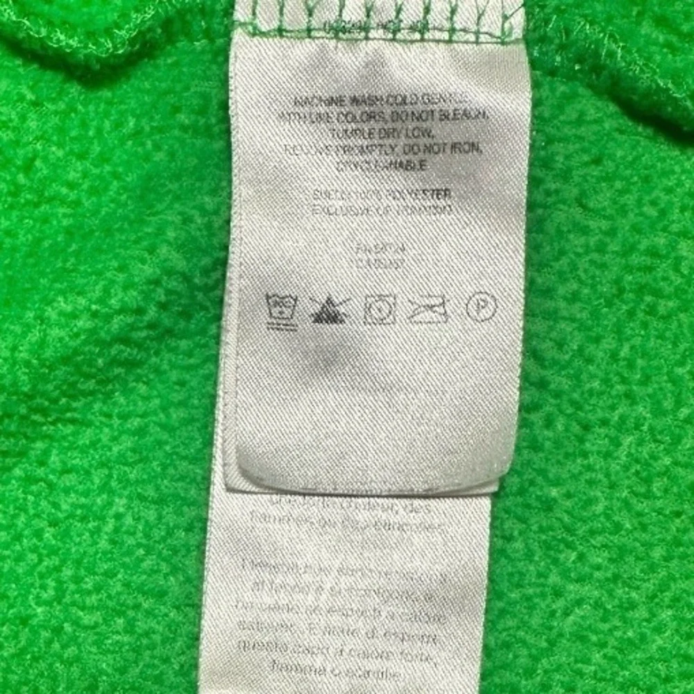 Columbia Fleece Univ. of Oregon Ducks Jacket Green Excellent XS Kids